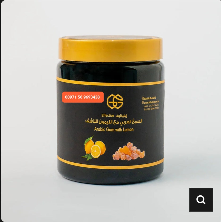 EFFECTIVE ARABIC GUM WITH DRIED LEMON 500G