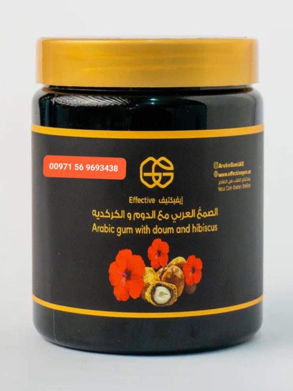 EFFECTIVE ARABIC GUM WITH DOUM AND HIBISCUS 500G